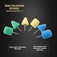 Vista 2 de Mini Buffing Polishing Pads, 30Pcs Mini Detail Polishing balls Use On Rotary Tools,Cordless electric drill, Small area Polisher Tool for Tight Area