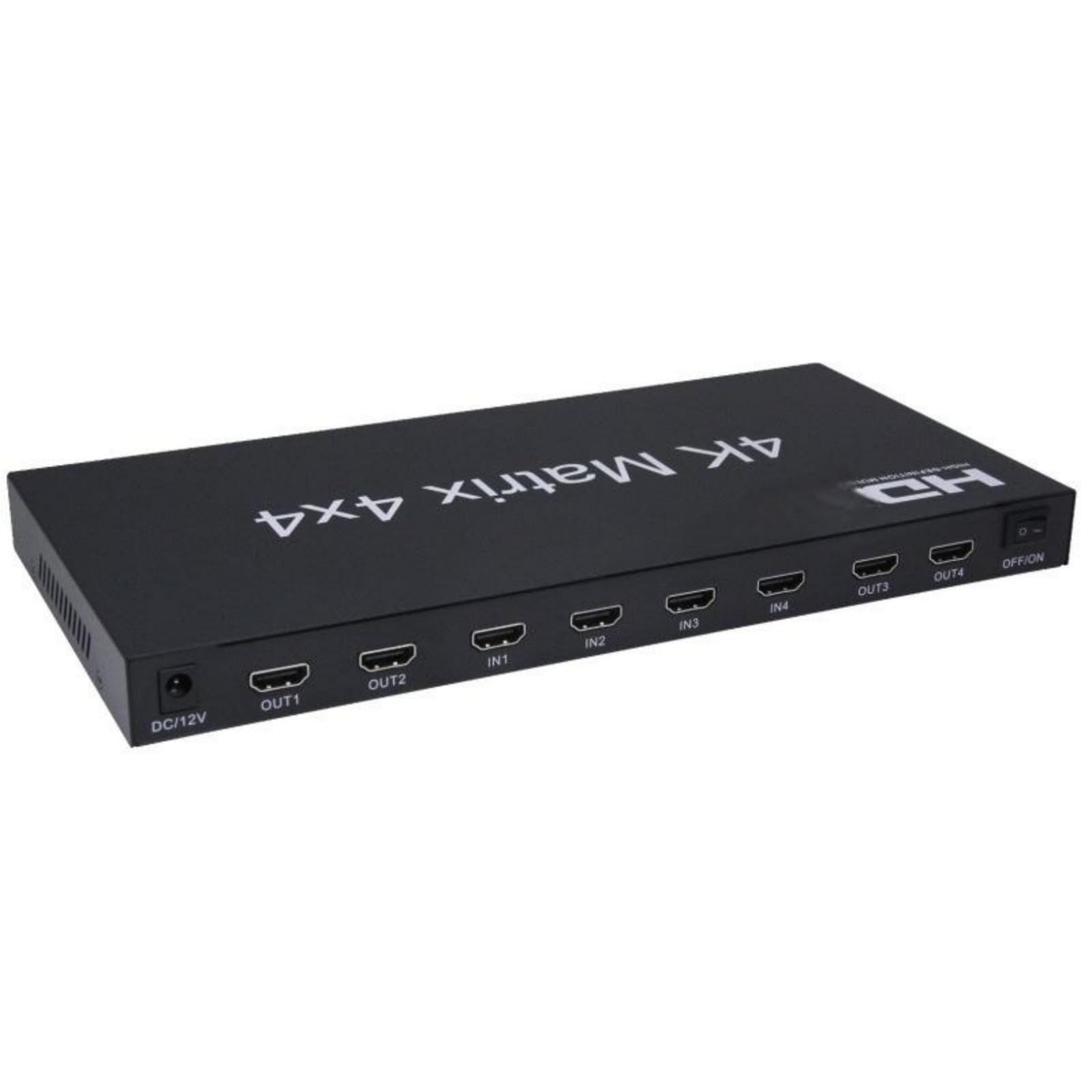 Selettore splitter switcher compatibile HDMI 4K 60Hz Matrix 4X4 2.0 Uso domestico | 4 in 4 out HDCP2.2 EDID RS232 for monitor TV PC