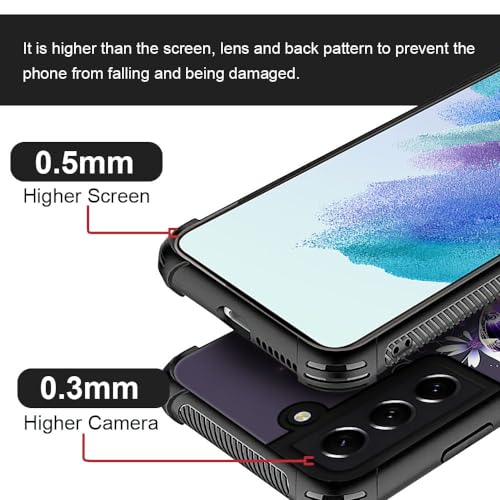 Coque Samsung S21 FE antichoc et anti-rayures rigide violette