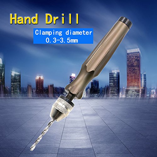 Generic Hand Drill Bit Jeweler Sliding Drilling Wood Olive Walnut Plastic Hole Punch Reamer Mini