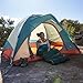 Kelty Discovery Basecamp Backpacking Tent, 4 or 6 Person Camping Backpacking Shelter, Large Capacity, Fast Setup and Easy Tear Down, Stuff Sack Included (4 Person)