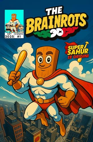 THE BRAINROTS #1 - Numero Uno - Il fumetto ufficiale dei Brainrot - Settembre 2025 - by Italian Brainrot Comics: Prima Apparizione di Super Sahur + ... BRAINROT-SETTEMBRE2025-BYITALIANBRAINROTCOMICS