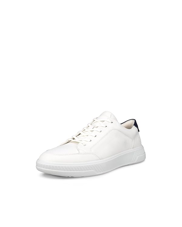 ECCO Men's Move Retro Sneaker, White/Marine, 12-12.5 by ECCO - Used condition - US$116.54