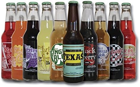 Dublin Bottling Works Soda Variety Pack (Sweetened with Cane Sugar) 12oz Glass Bottle (Sampler Pack of 12 with 11 Different Flavors)