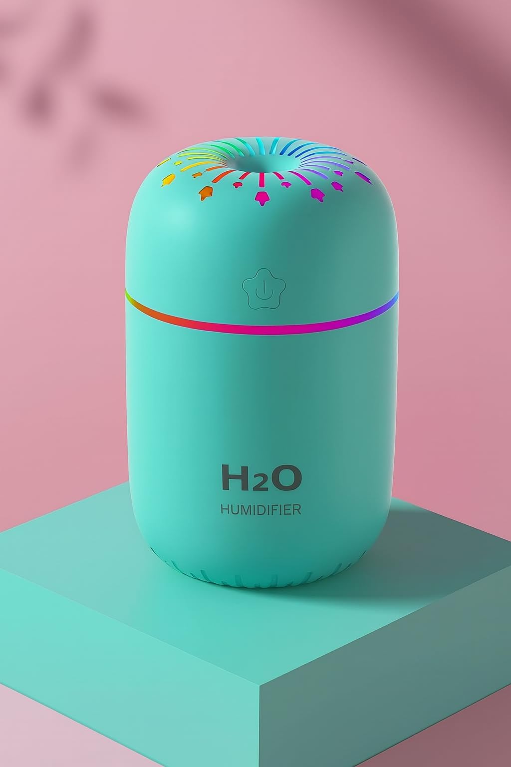H2O Portable USB Cool Mist Humidifier | LED Night Light & Mini Aroma Diffuser for Home, Office & Car-image-25