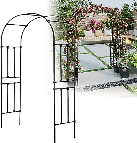 Arche de vigne en treillis de jardin grand format en métal