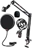 Lastvoice Nb39PSMX Microphone Stand Shock Mount Pop Filter Sponge Set
