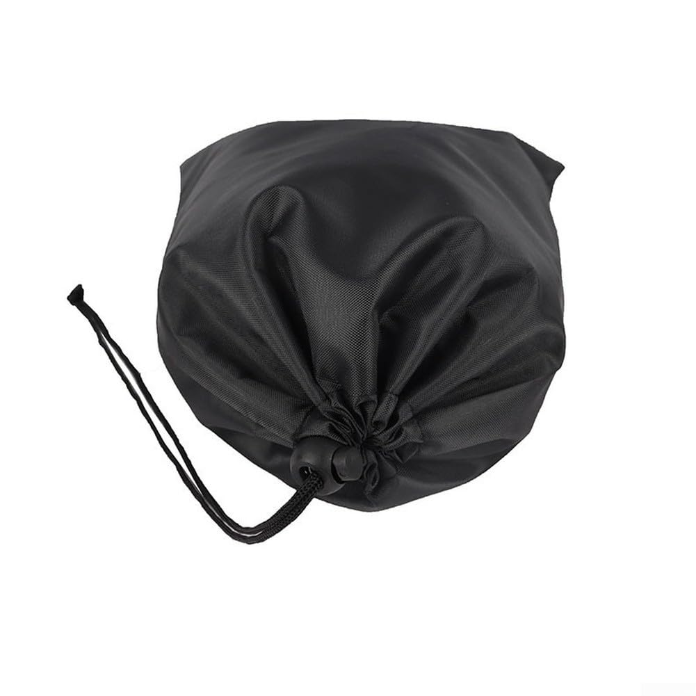 Bolsa de almacenamiento impermeable con cordón para viajes, fabricada con tela Oxford 210D con revestimiento plateado y durabilidad de costura reforzada (15 x 20 cm)