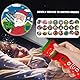 POPOYU 2Pcs Weihnachten Projektor Taschenlampe Kinder,Nacht Projektor Kind Projection Flashlight,Kaleidoskop Taschenlampe Diaprojektor Taschenlampe mit 24 Mustern für Weihnachten Kinder Geschenke