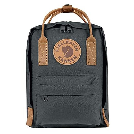 Fjällräven ryggsäck Kanken No.2 mini polyester 7,0 l (plommon) Supergrå En Storlek
