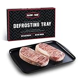 BLAZIN' THAW Defrosting Tray for Frozen Meat | Premium Edition | Aluminium Alloy Plate for Thawing Frozen Food | Natural Thawing Process | No Microwaves, No Cold/Warm Water Required |