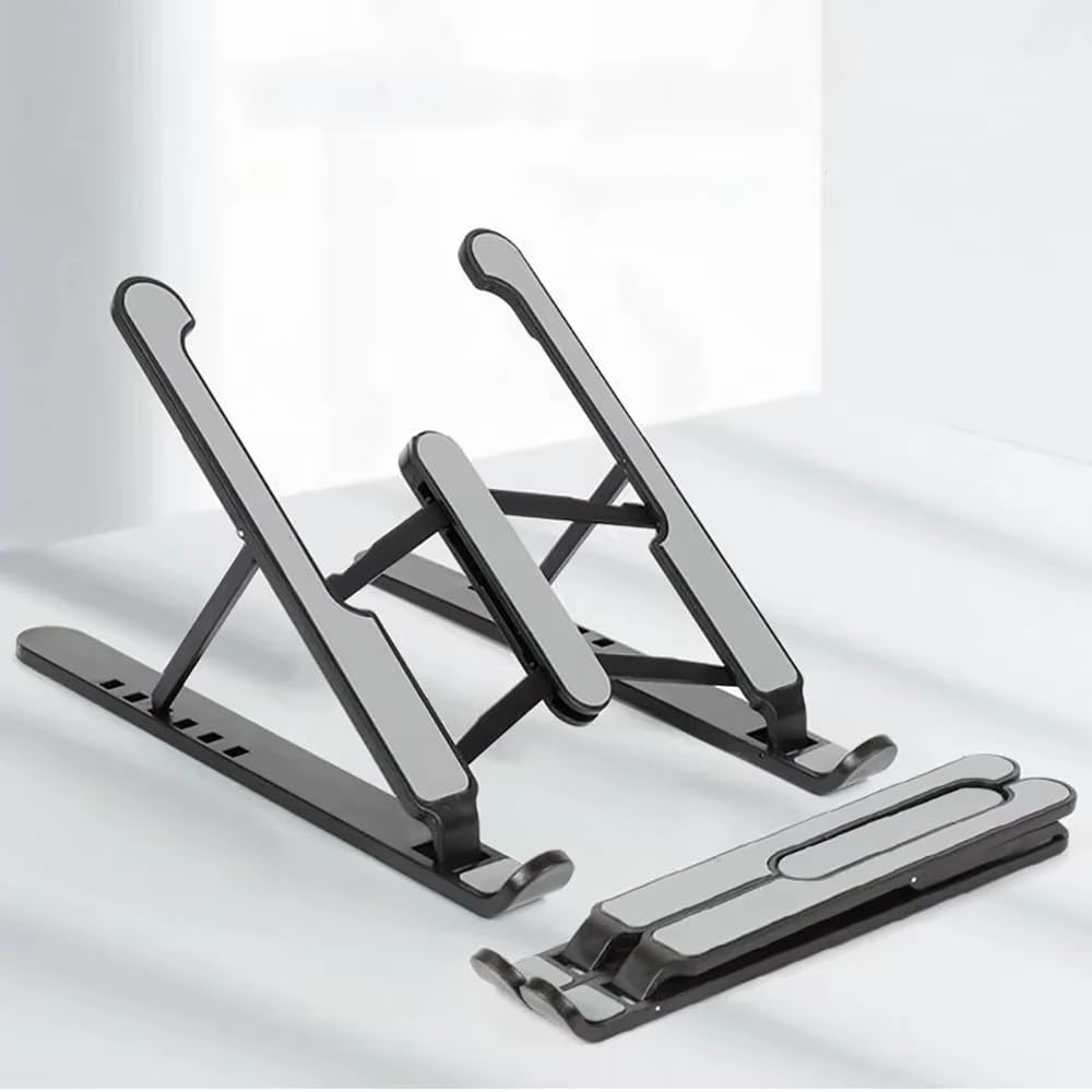 Suporte Notebook, Ajustável Ergonômico Dobrável Regulável, Base de Mesa Universal com