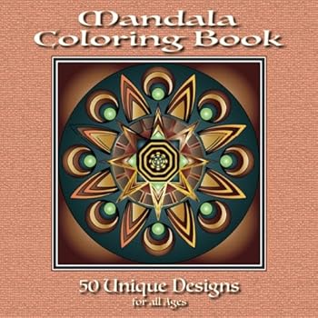 Paperback Mandala Coloring Book: 50 Unique Designs Book