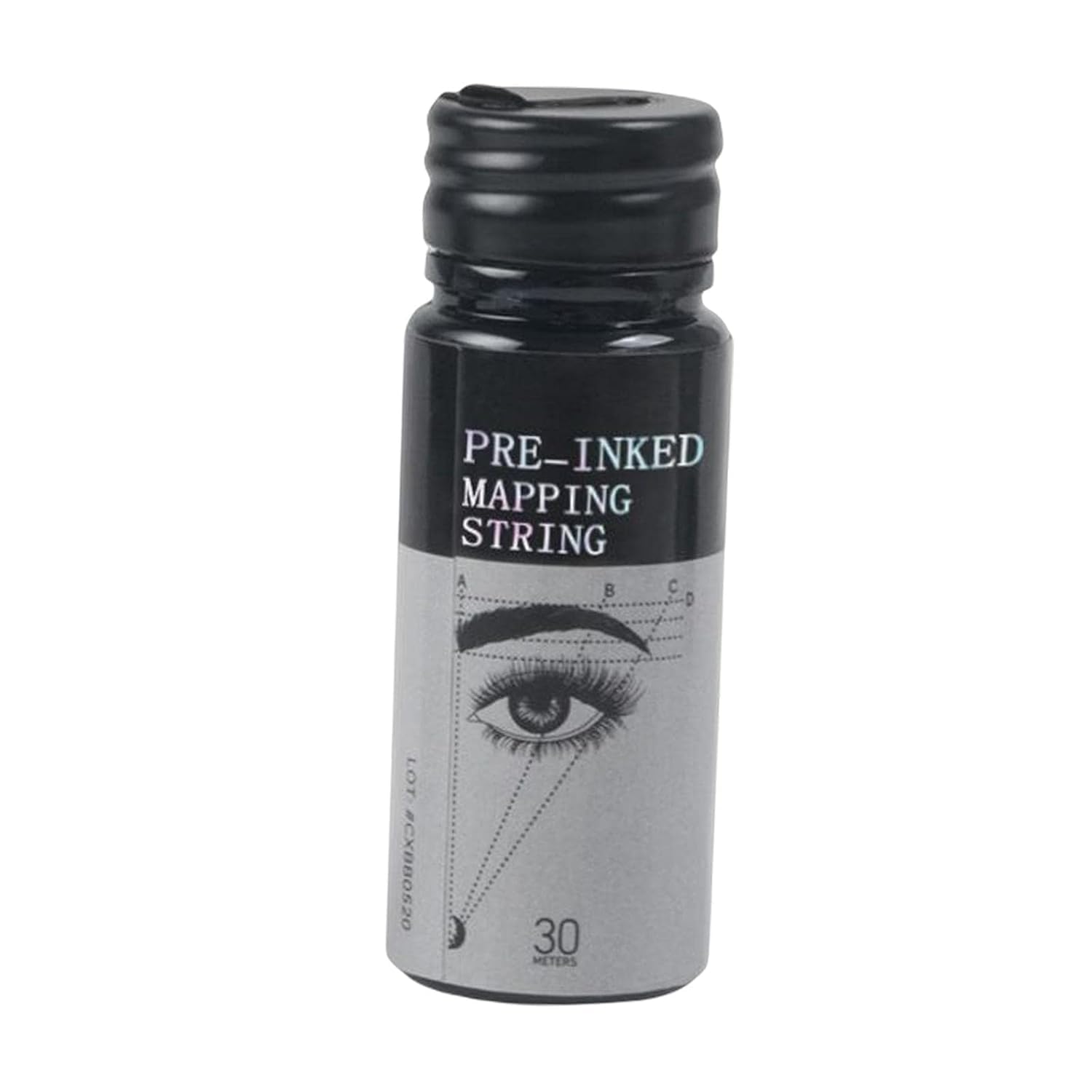 Pre-Inked Black Mapping String – 30 Meters | Eyebrow Black Mapping Thread for Microblading & PMU | Precision Brow Design Tool | Professional Pre-Pigmented Thread-image-10