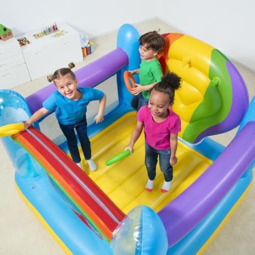 Trampoline gonflable montgolfière Bestway avec anneaux de lancer - 2