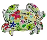 Imán 3D para nevera con diseño de cangrejo de Okinawa Japón