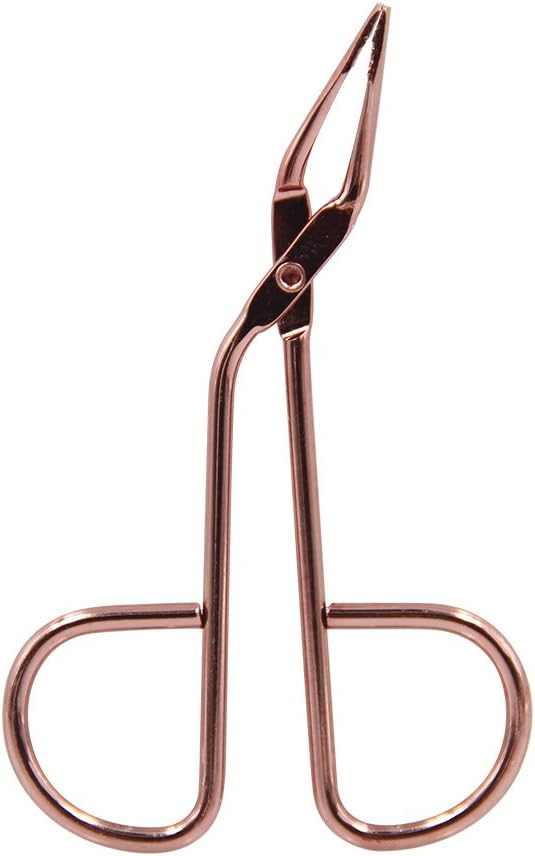 Eyebrow Tweezers Rose Gold Scissor Tweezer Brow Hair Grooming Tool