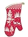 Michel Design Works Padded Cotton Oven Mitt, Snowy Night