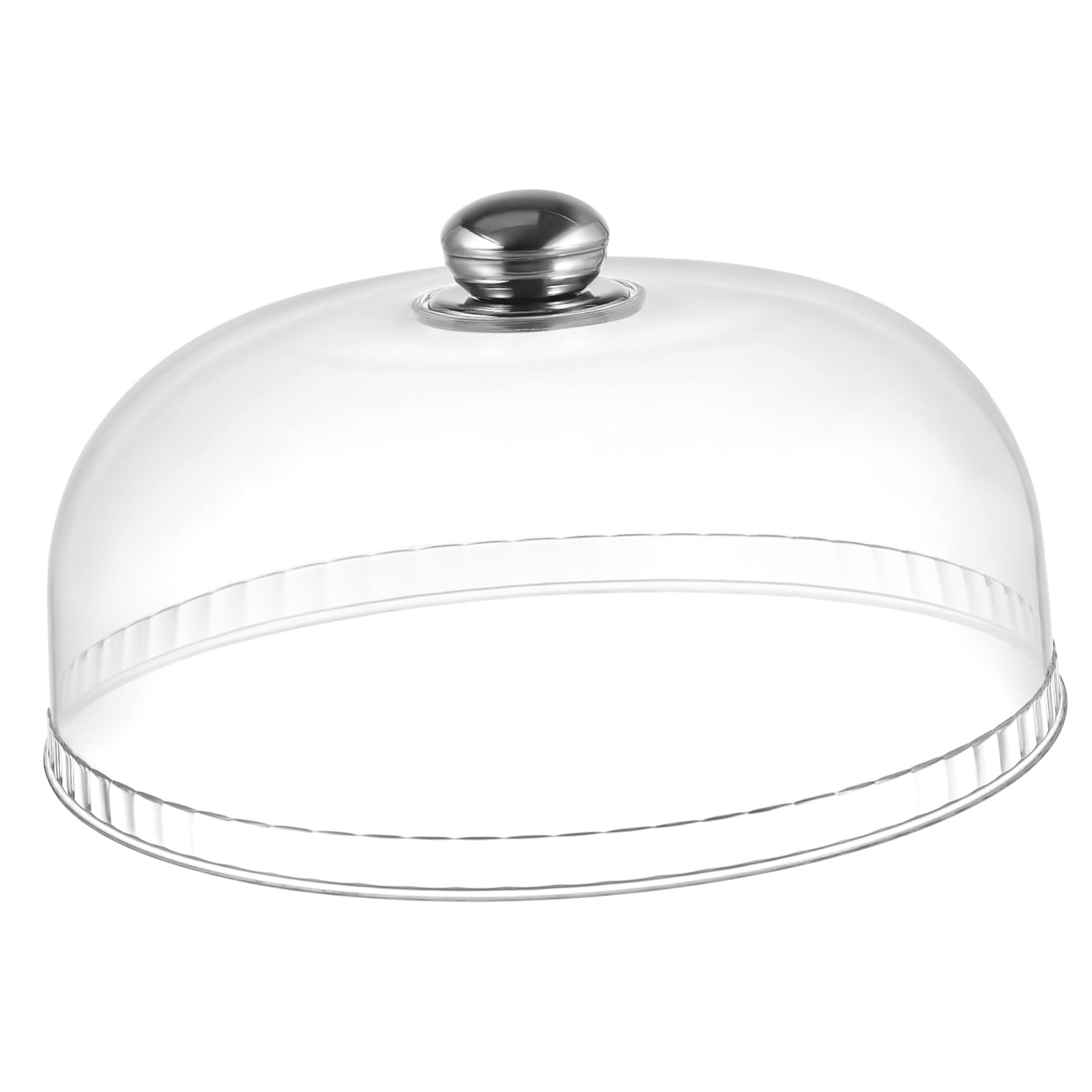 Cabilock Copertura Trasparente da 25x10 Cm per Torta in Plastica Copertura Alimentare Cupola Protettiva Pratico Copri Torta per Alimenti per Snack e Dessert per Casa e Ristorazione
