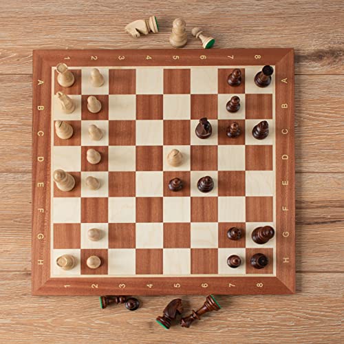 Master of Chess Scacchiera in Legno da Torneo 48