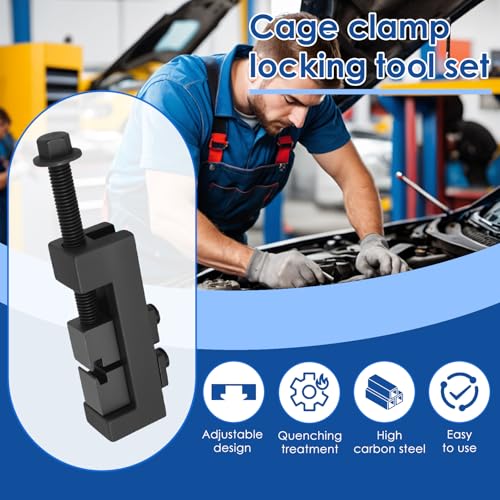 Foppla Achsmanschetten Schellen Zange, Achsmanschetten Spreizer Antriebswelle CV Boot Clamp Werkzeug für Lexus KFZ OEM 09521-24010 Klemmwerkzeug Ersetzen Ohr-Schlauchklemmen-Zange Einstellbare