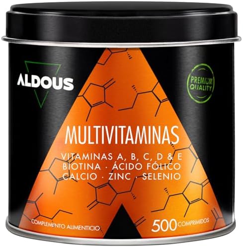 Multivitaminas Mujer y Hombre - 500 comprimidos vitaminas - Multi...
