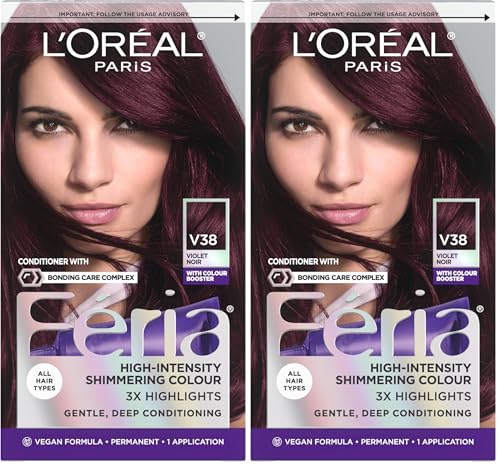 L'Oreal Paris Feria Multi-Faceted Shimmering Permanent Hair Color Hair Dye,
