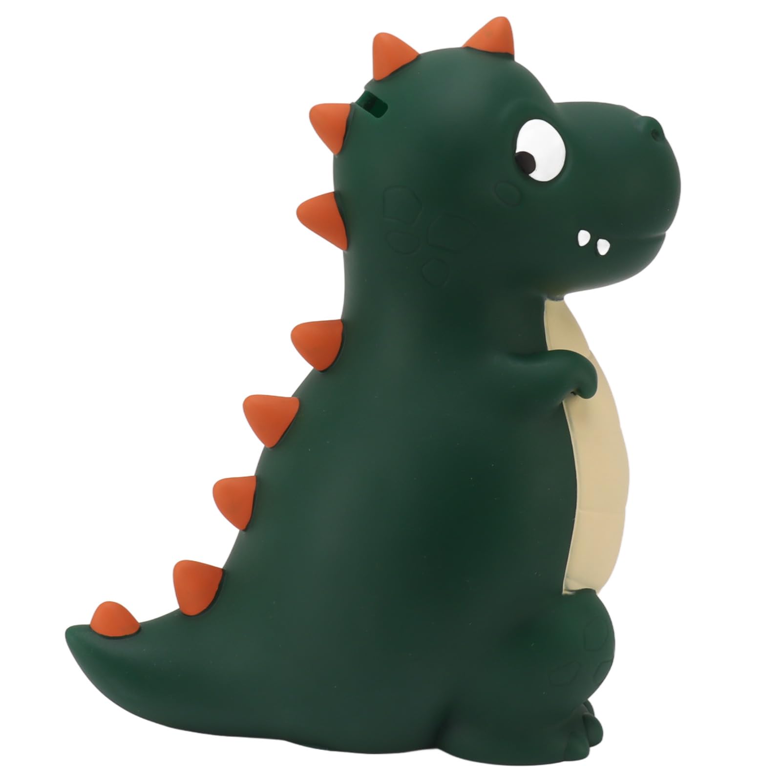 Salvadanaio con Dinosauro per Bambini, Salvadanaio in Vinile con Simpatico Cartone Animato, Resistente Alle Cadute, Decorazione da Scrivania per la Camera dei Ragazzi (Verde)