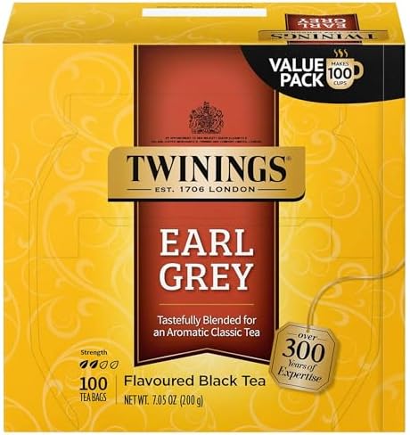 Twinings Tea, Earl Grey, 100 Count