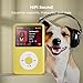 64Gb Mp3 Player with Bluetooth Y1 Portable Music Digital Players Supports Playlist Audiobook Video Nice Gadget for Kids Lemon