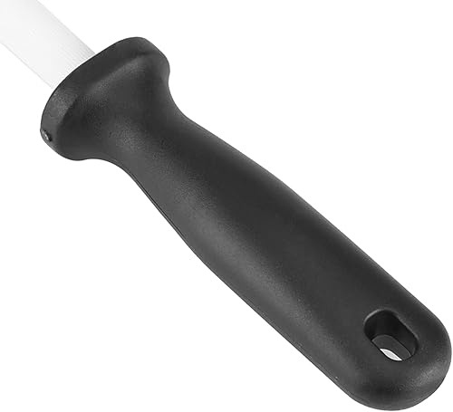 1 x Varilla de afilar de cerámica solo 8 pulgadas de cerámica afiladora de varilla de afilado herramienta de piedra para tijeras de cuchillo de