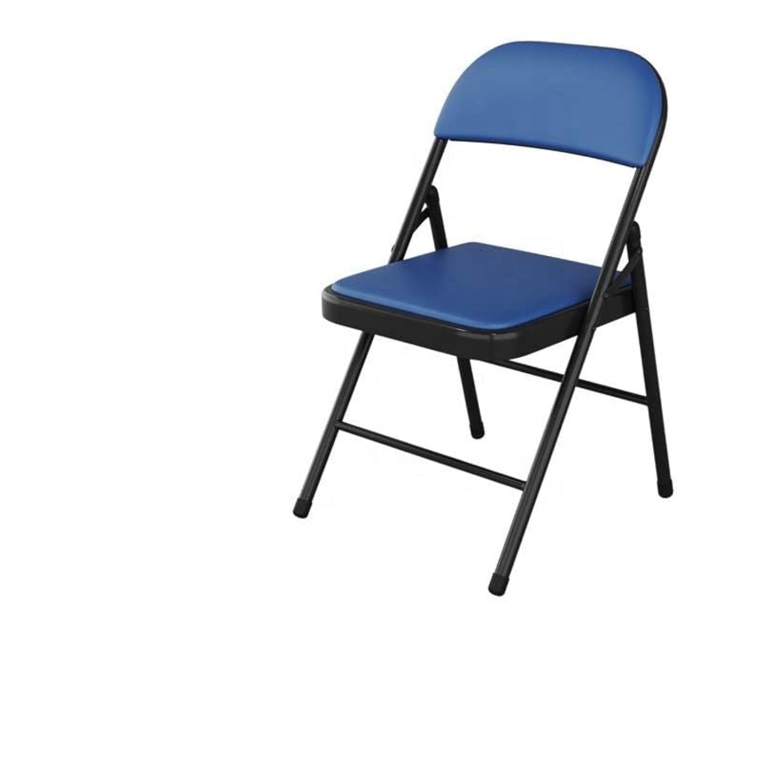 Folding Chair With Padded Seats Multi Functional Portable Chair For Home Dining Office Outdoor Fishing, BLUE