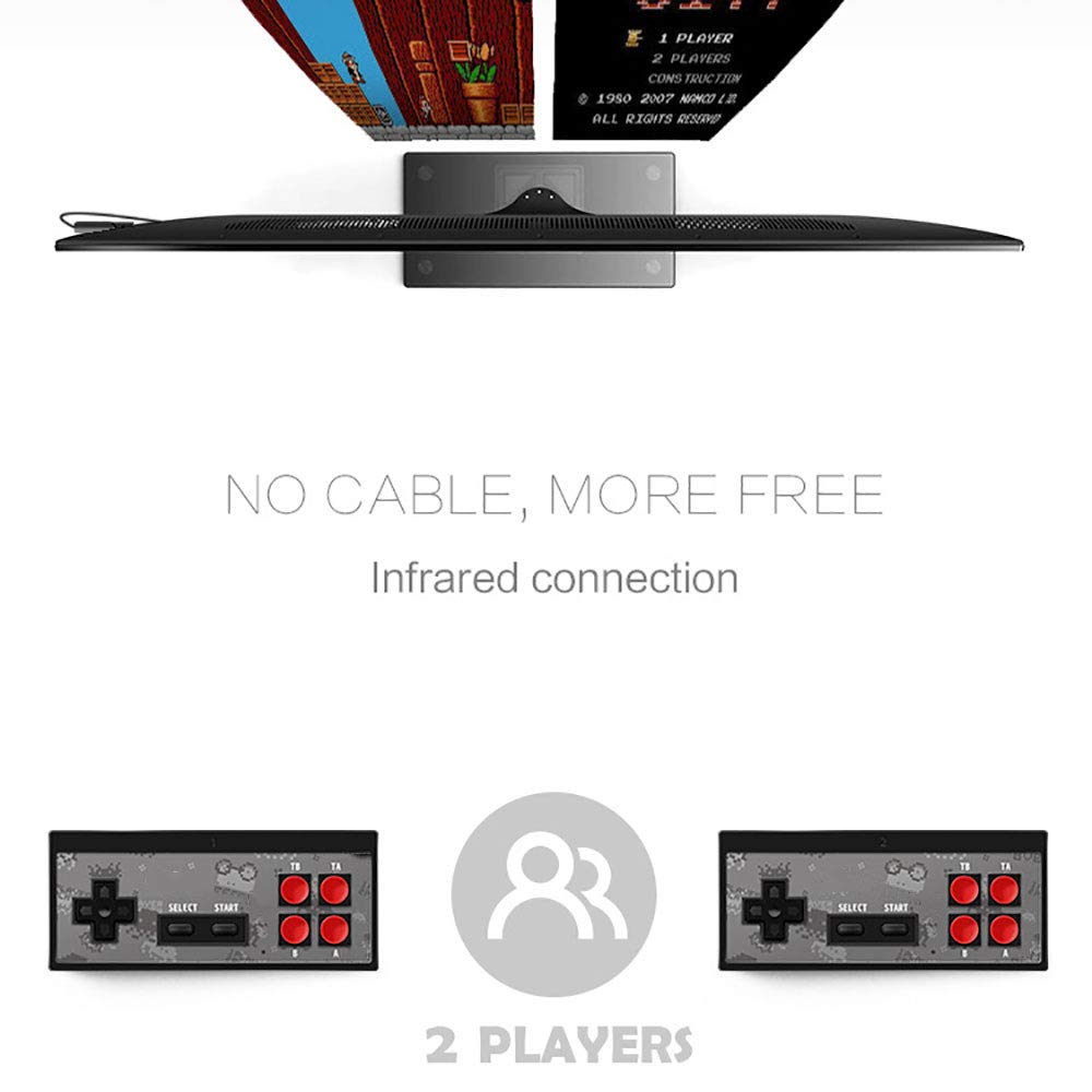 Dear, you Retro Spielmaschine HDMI High-Definition Eingebaute 568 Classic Videospiel USB Handheld Retro Game Handle Controller, Home HD Y2 Classic Videospielkonsole
