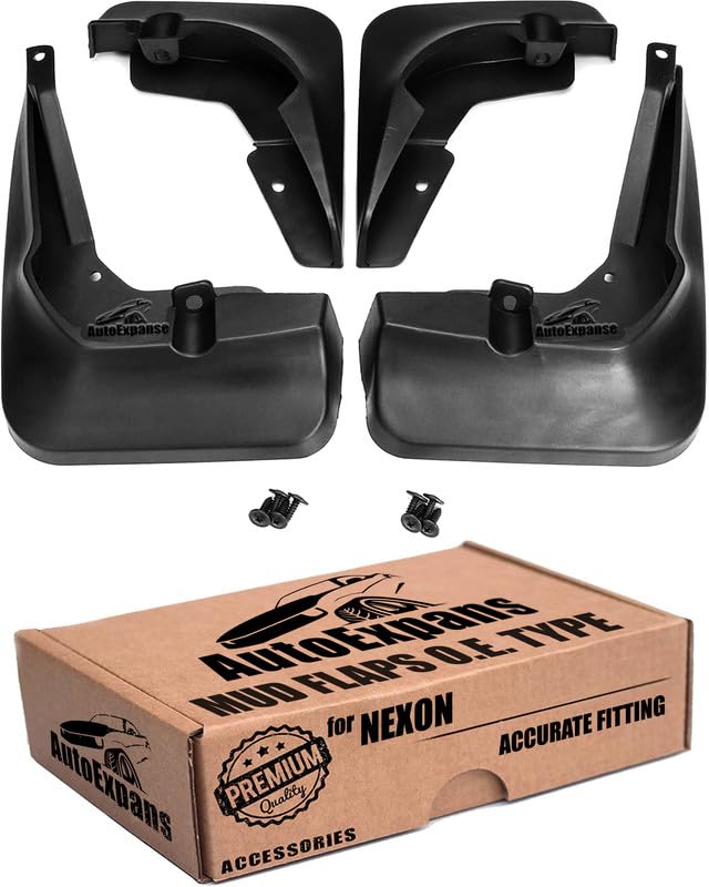 car mud Flap for NEXON/Front and Rear O.E Type Mud Flaps ABS Plastic only for NEXON-image-39