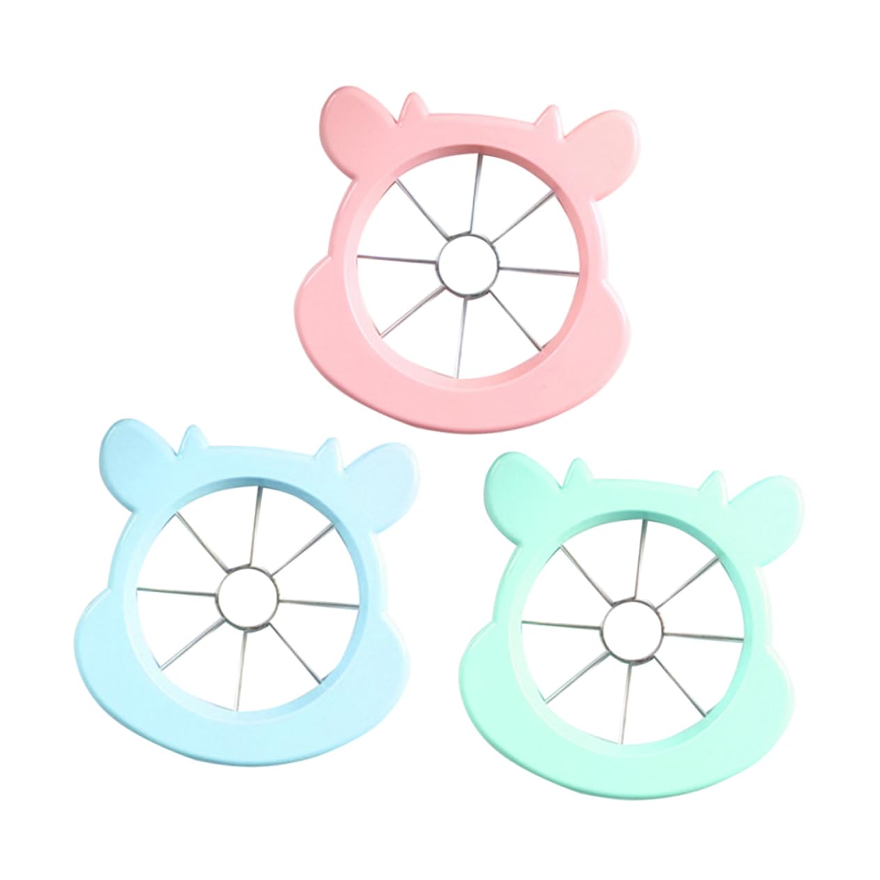 ABOOFAN Wassermelonenschneider 9 Stk Allesschneider Aufschnittmaschine Obstschneider Aus Edelstahl Cutter Fruchtschneider Splitter Wassermelone Schneidemaschine Apfelschneider