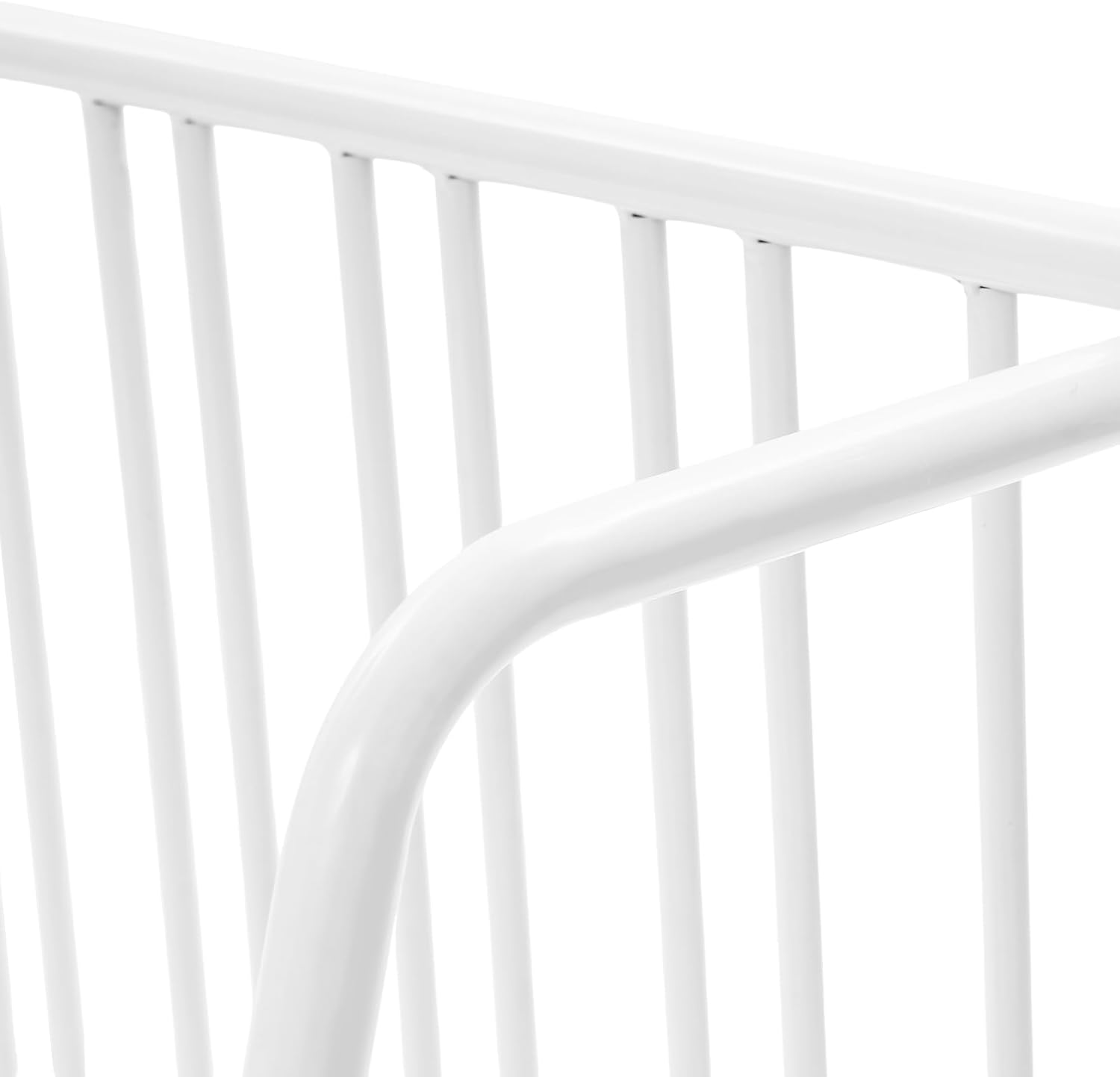 Floor Bike Rack Stand, 11 Slots Dual Sided Bicycle Storage Stand, Freestanding Bicycle Storage Holder for Garage, Front Yards, School, Outdoor Parking (White)