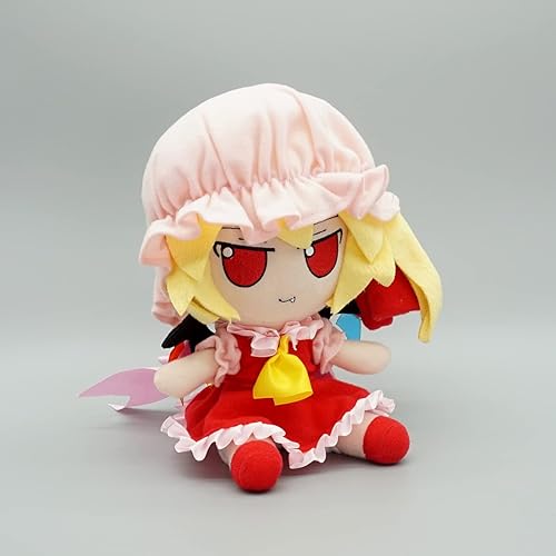 Miniatura 4 de Peluche encantador en stock Touhou Project Flandre figura de muñeca de juguete x1 Kawaii regalo