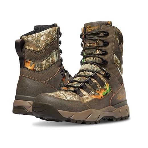 Danner Men's 41560 Vital 8" 800G Waterproof Hunting Boot, Realtree Edge - 8.5 D