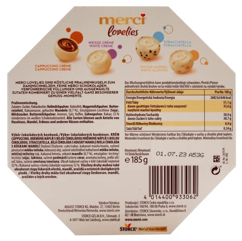 Merci Lovelies White, Chocolas Blancs, 185g – vue 3