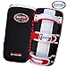 Farabi Thai Pads Kickboxing Muay Thai Training Strike Pads (White/Red, Pair)