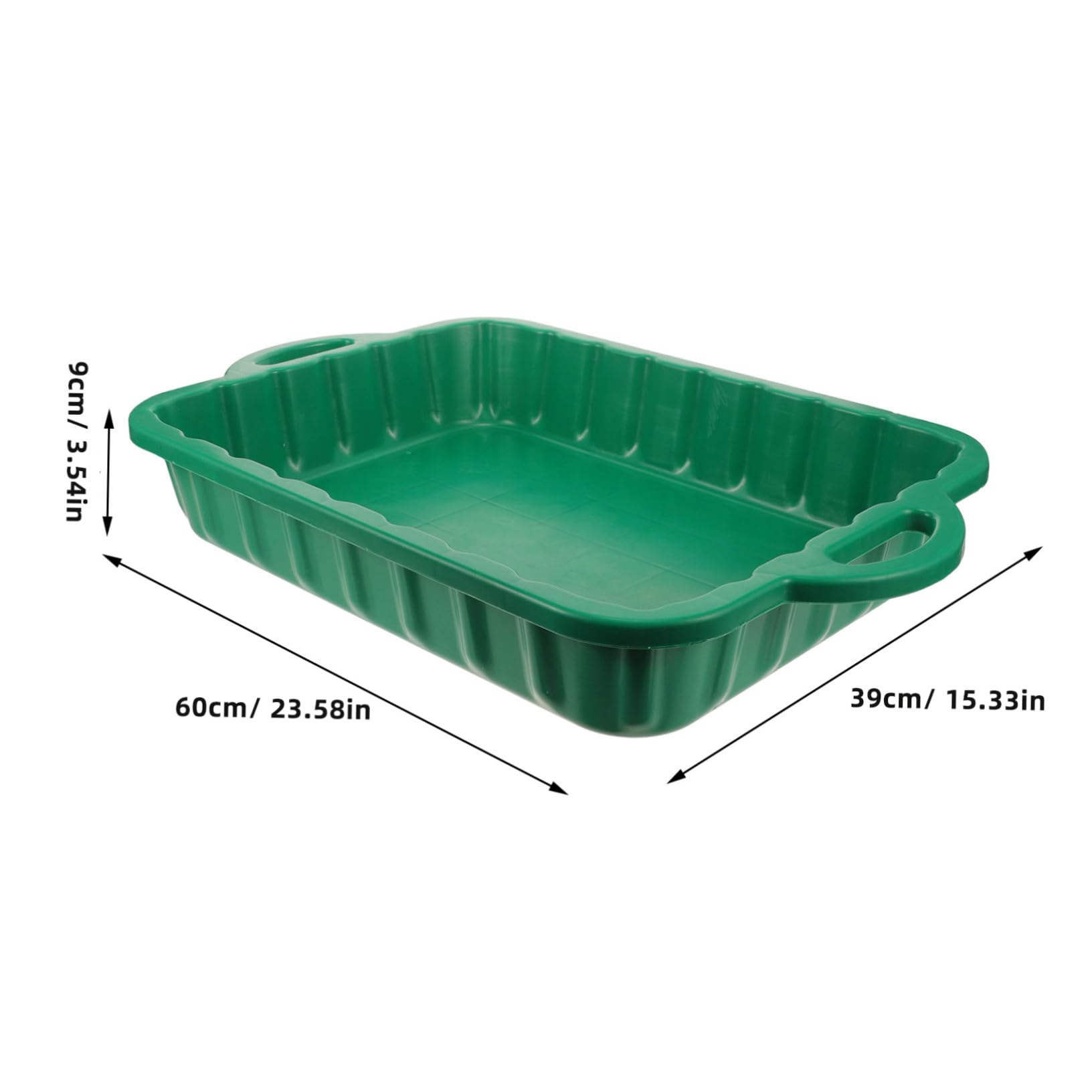 Gatuida Bac de Vidange Huile Moteur Plastique Épais Bac Récupération Huile pour Entretien et Réparation Automobile Outil et Empilable pour Atelier