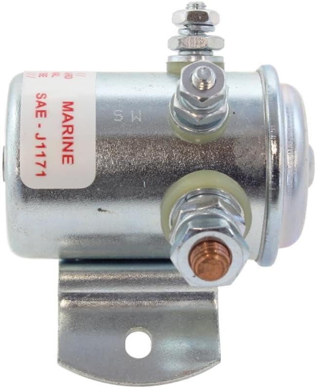 New Professional Grade Starter Solenoid Compatible with 40 60 C50 Ranger, Cockshutt 1550 1650 1800 550 880, Hyster MH-3, International Farmall, Oliver 1600 1850 880 Replaces 15-407 SAS4211 1114226