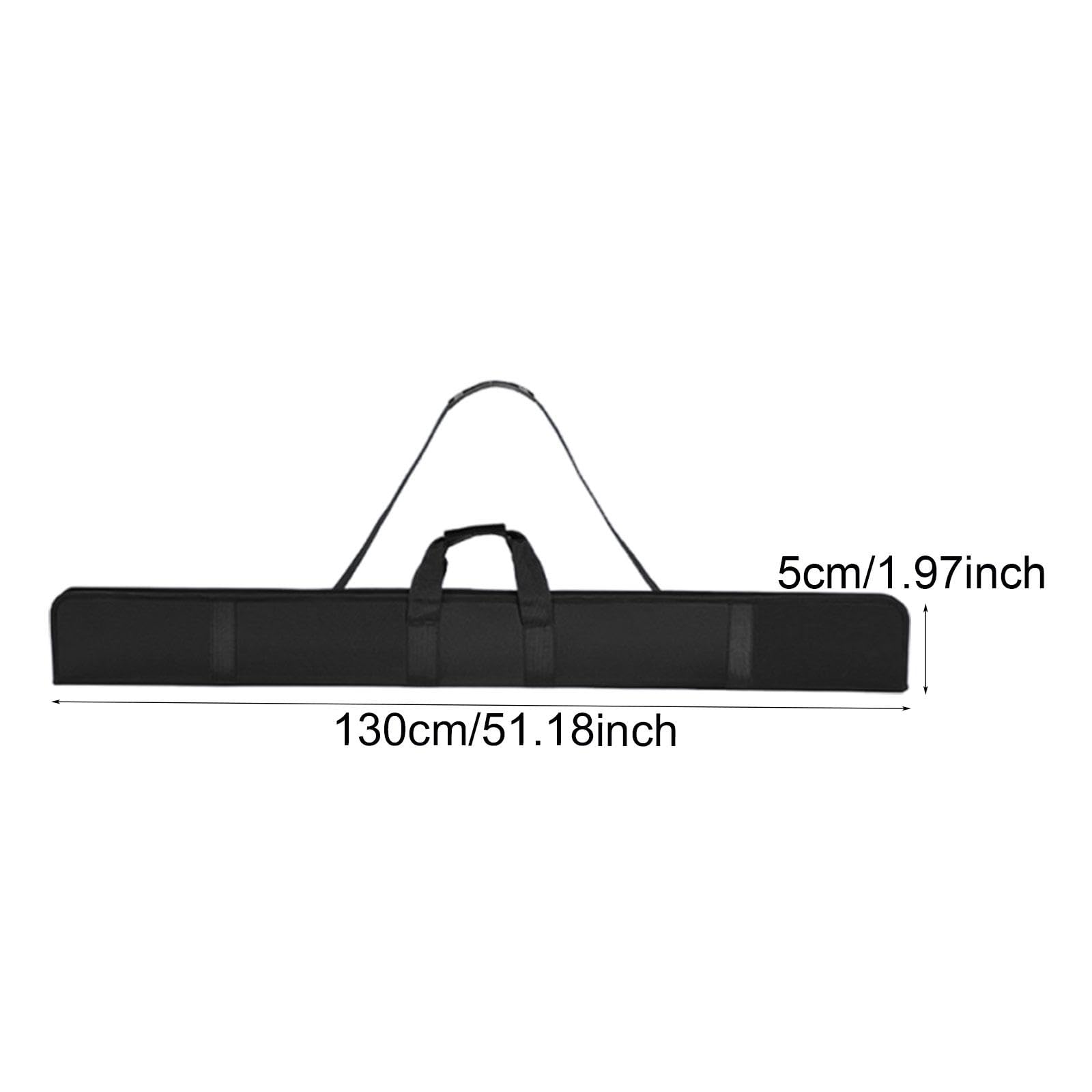Harilla Étui de Queue de Billard 3/4 Portable de 130 cm, bandoulière réglable, étanche, résistant à l'usure, léger, Housse de Protection