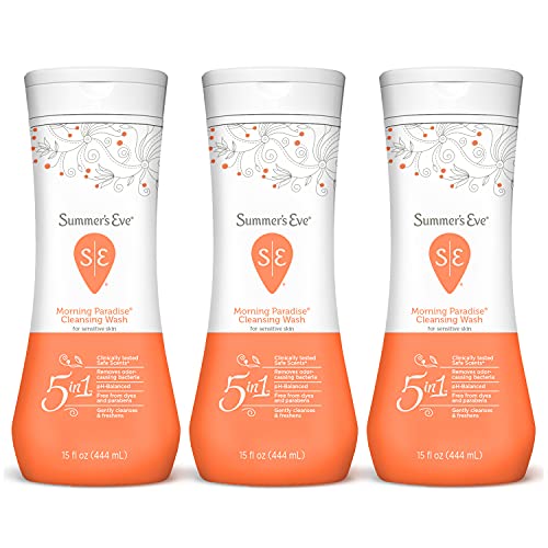 Summer’s Eve Cleansing Wash, Morning Paradise, 15 Fl Oz (Pack of 3)