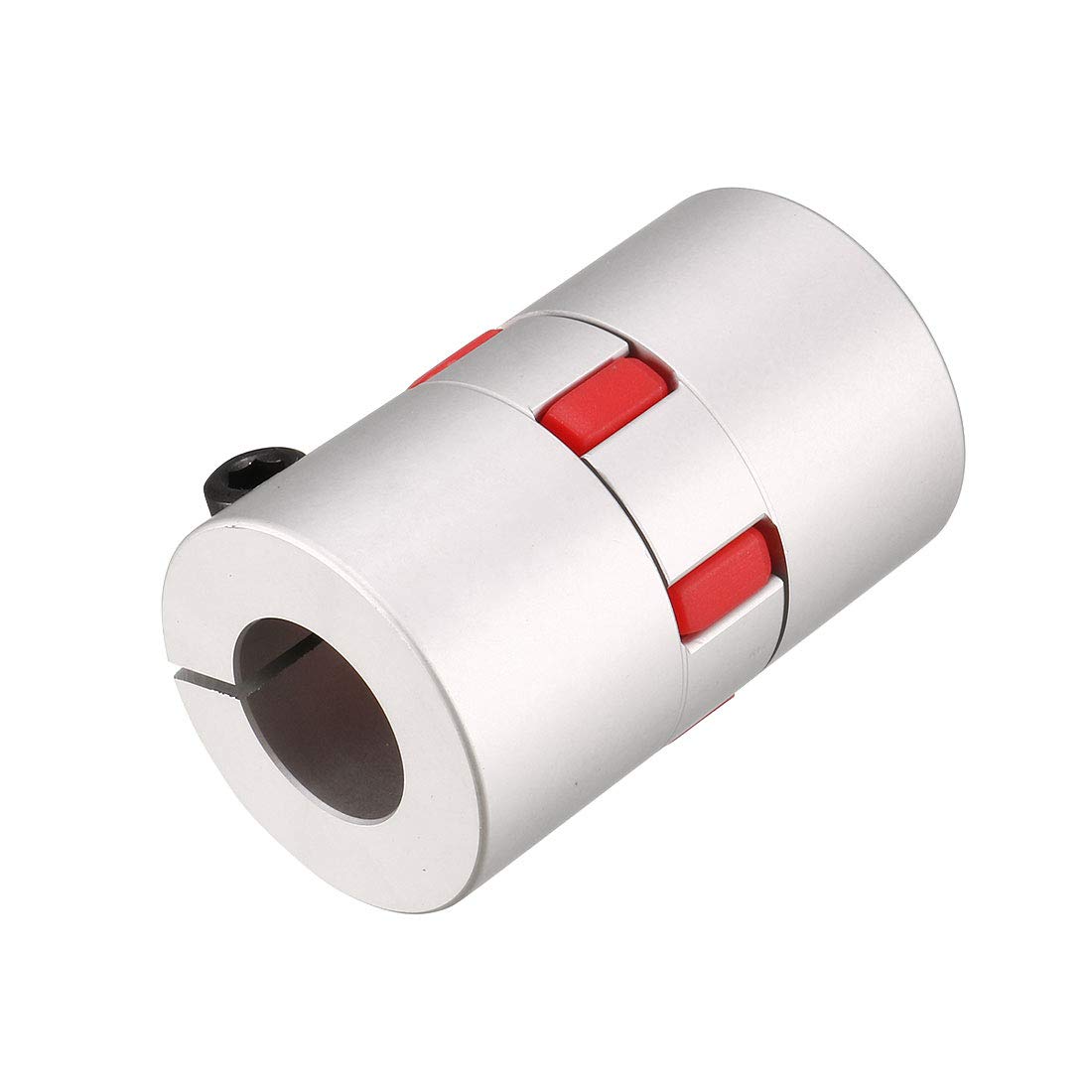 sourcing map Acoplamiento Flexible de Eje de 20mm a 20mm, Acoplador 66mm Longitud 40mm Diámetro, Motor de Junta de Aleación de Aluminio para Servomotor Paso a Paso