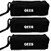 Produktbild QEES Kleine Werkzeugtasche 3 Stücke von Mehrzweck Leinwand Elektriker Organizer mit Reißverschluss 9,5L x 3,4W x 2,8H Zoll für Geschenk (HYGJB05), Schwarz