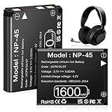 Quzmo 2Pcs NP-45 Battery, 1600mAh High Capacity NP-45A NP-45B NP-45S Replacement Battery for Arctis Nova Pro Wireless Multi-System Gaming Headset