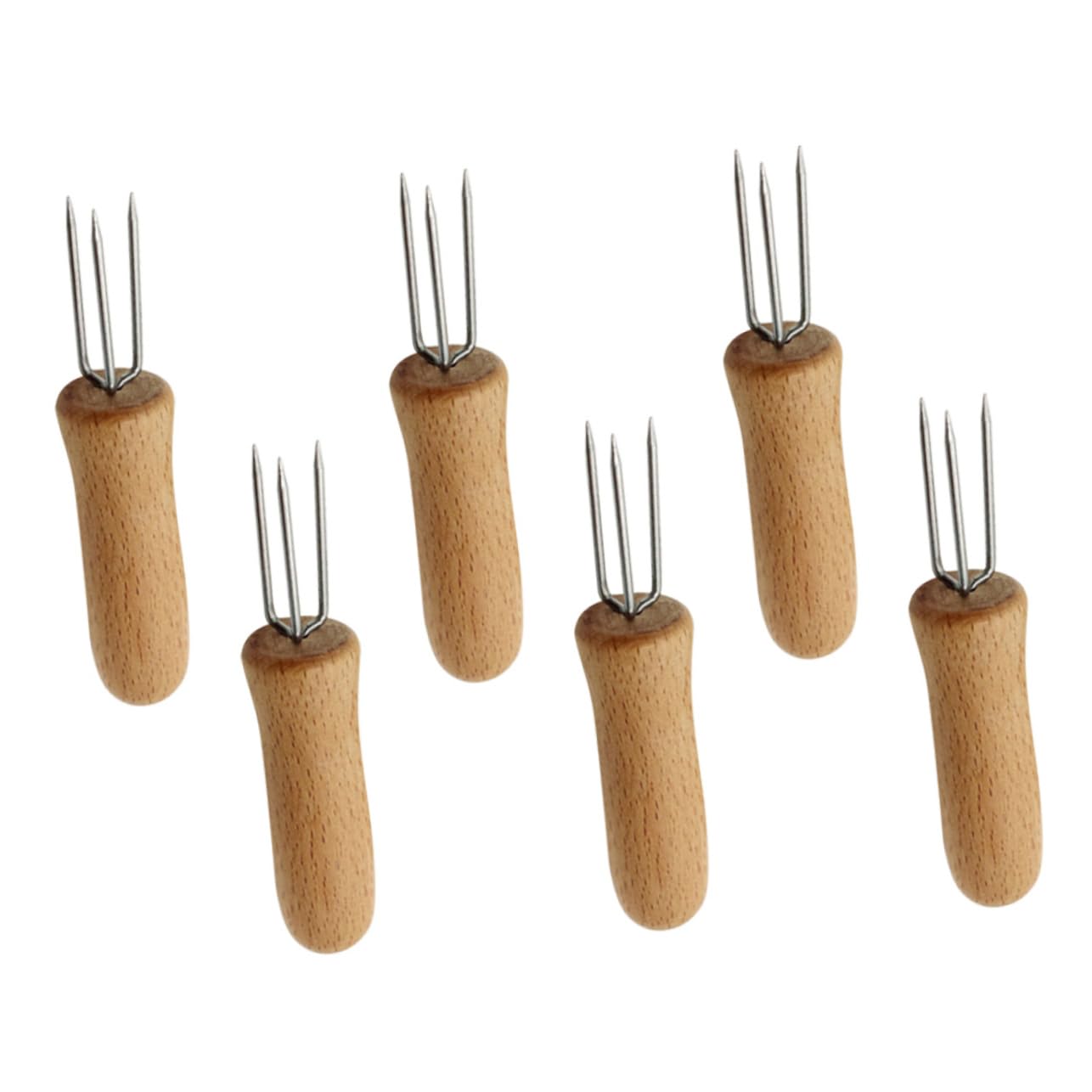 Happyyami 18 Stk Halter Für Maiskolben Zum Grillen Maishalter Maisgabeln Mais-clips Kochgabel Cob Bbq Lebensmittel Zinken Grillspieße Maisspieße Kuchengabeln Ai Zhu Fruchtgabel Bambus