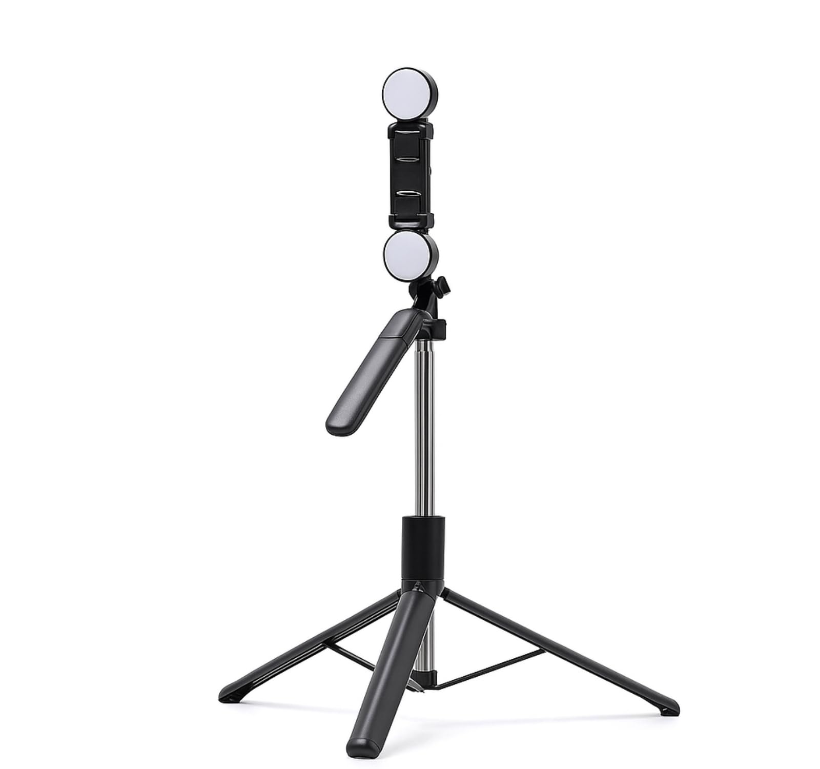 R16S All-in-One Selfie Stick Mobile Tripod Equipped with LED Bright Fill Light, Long 5-Feet Extension, Bluetooth Wireless Remote and 360° Antishake Rotating Mount for Wide-Angle-image-39