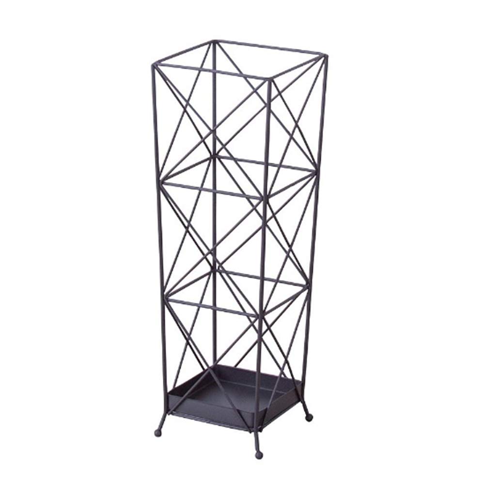 Porte-parapluies en fer vintage pour intérieur et extérieur abrité au style authentique